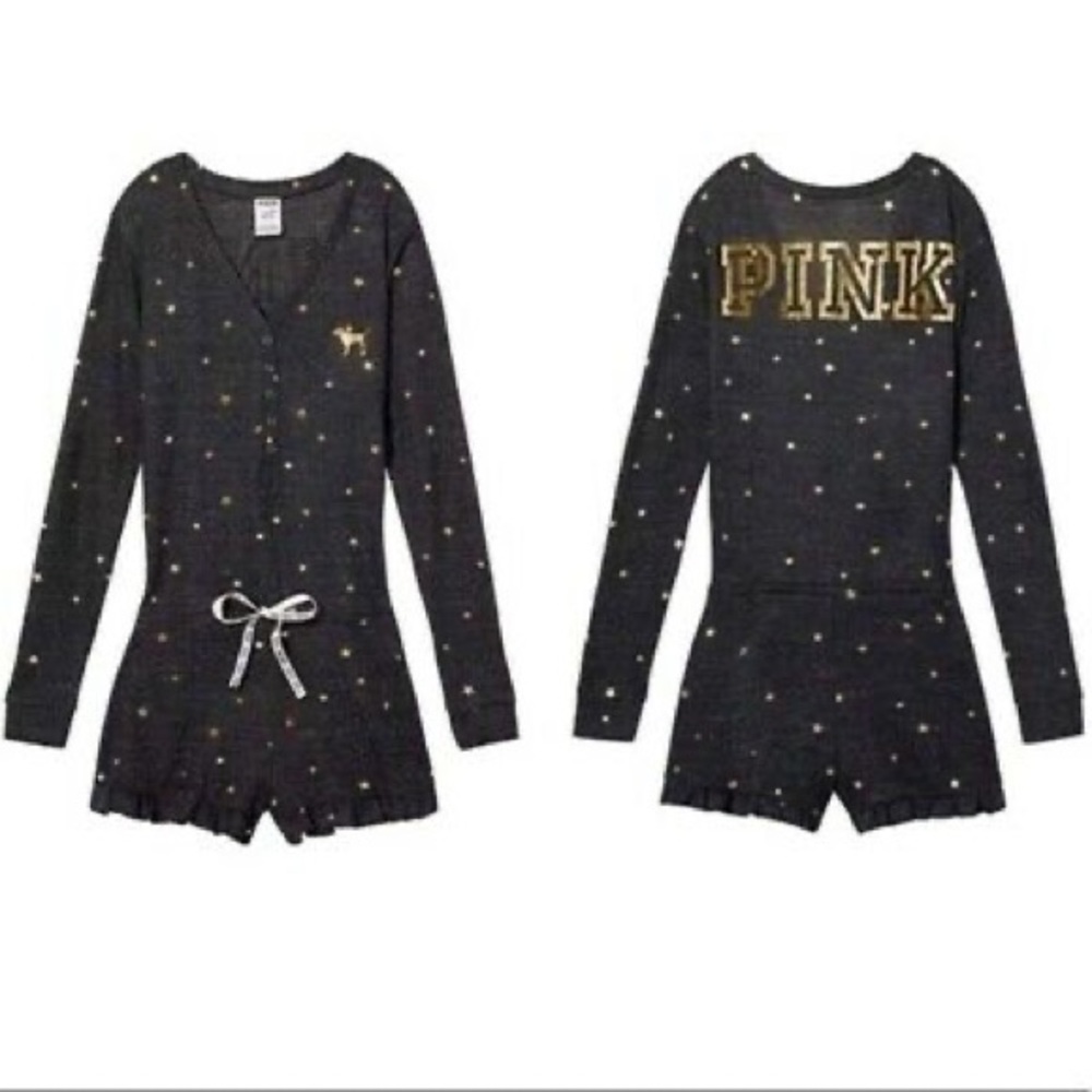 PINK Victoria’s Secret stars sleepwear romper